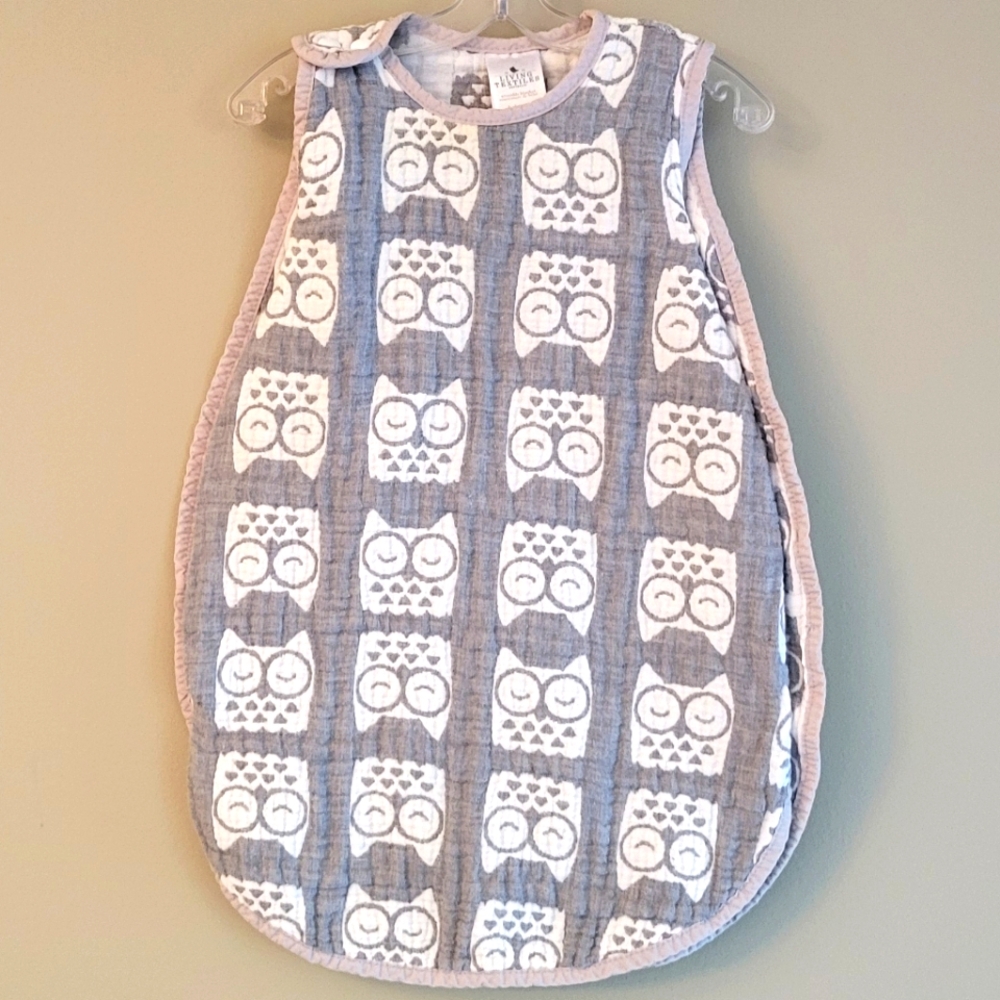 Owl print sleep sack/ wearable blanket